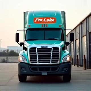 Pro Lube truck at company yard